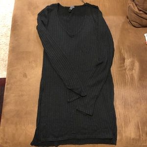 Cotton Bikini Cover-Up with double splits